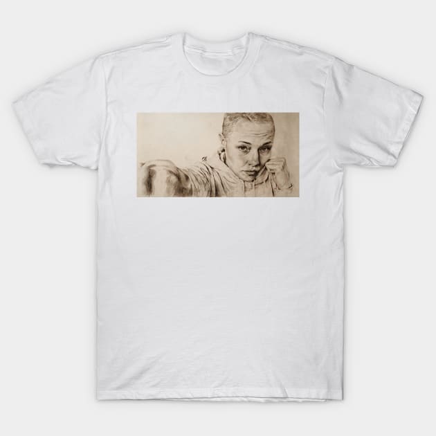 Thug Rose Namajunas T-Shirt by DustNox